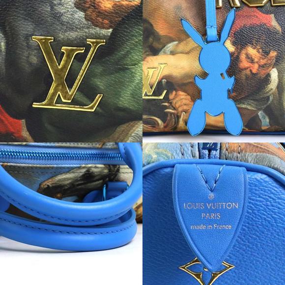 Louis Vuitton Masters Collection Rubens Speedy 30 Blue - Picture 4 of 5